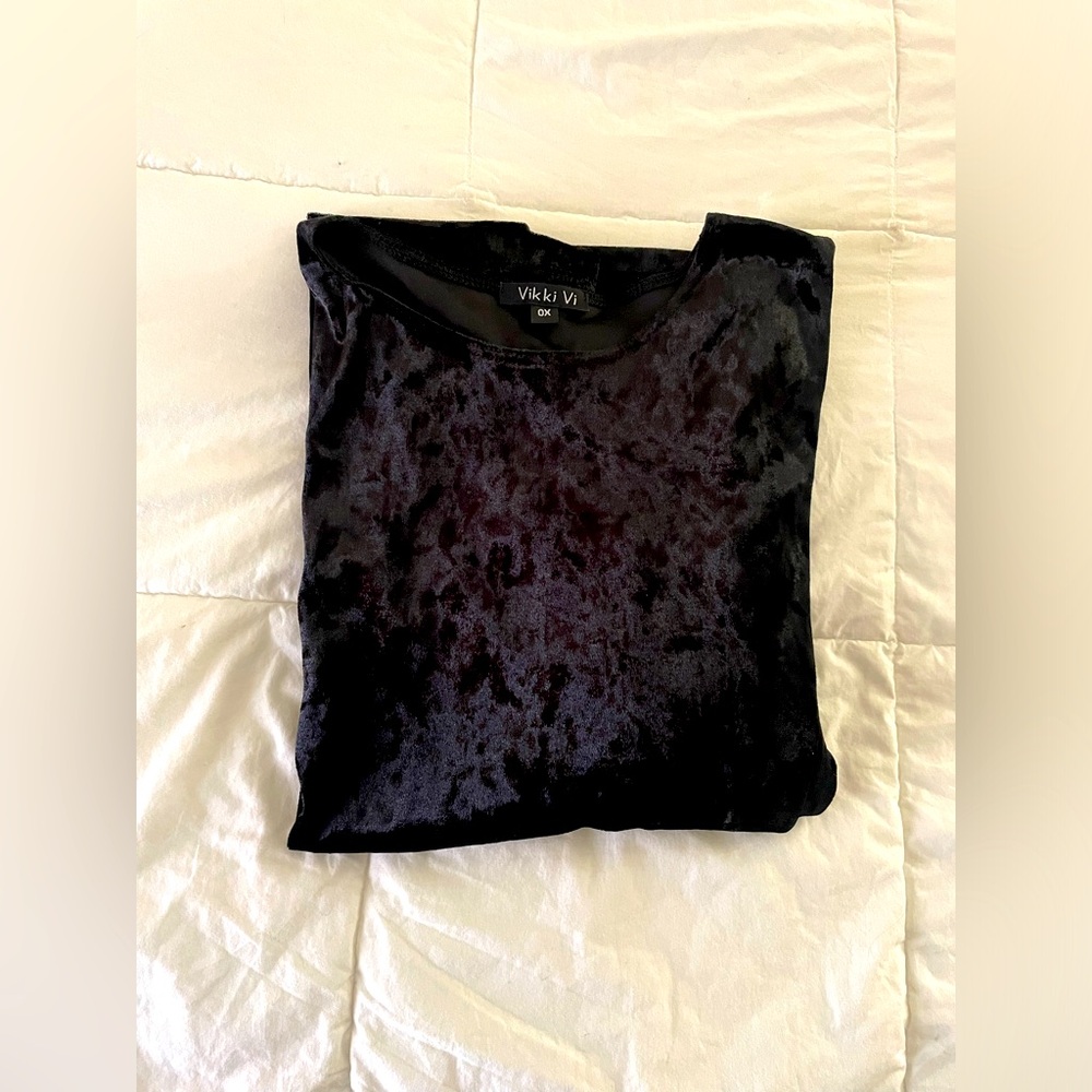 Vikki Vi Shirt 3/4 Sleeves. XL Wide Arms